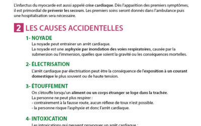 Les causes de l’arrêt cardiaque