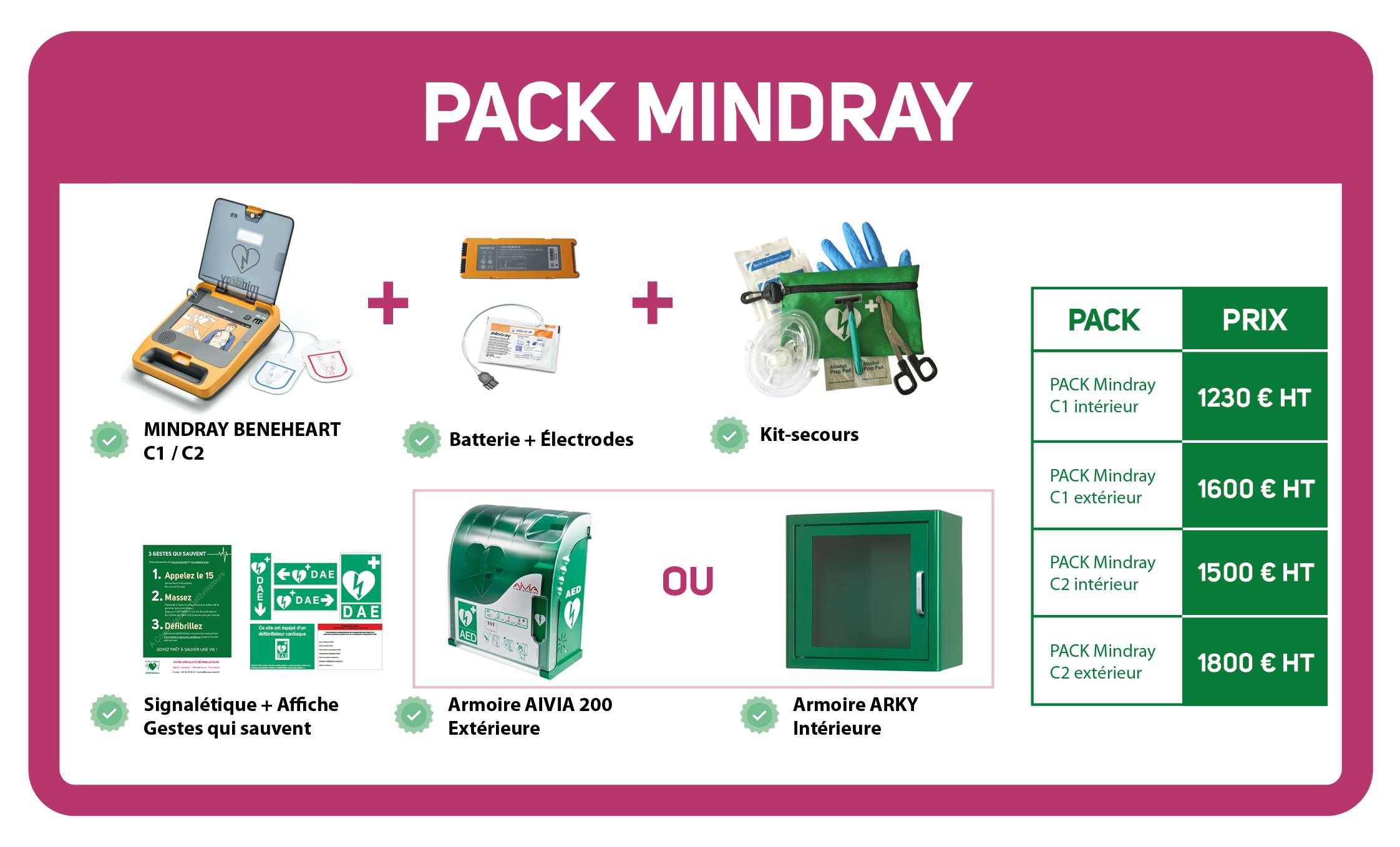 Pack Mindray ACV