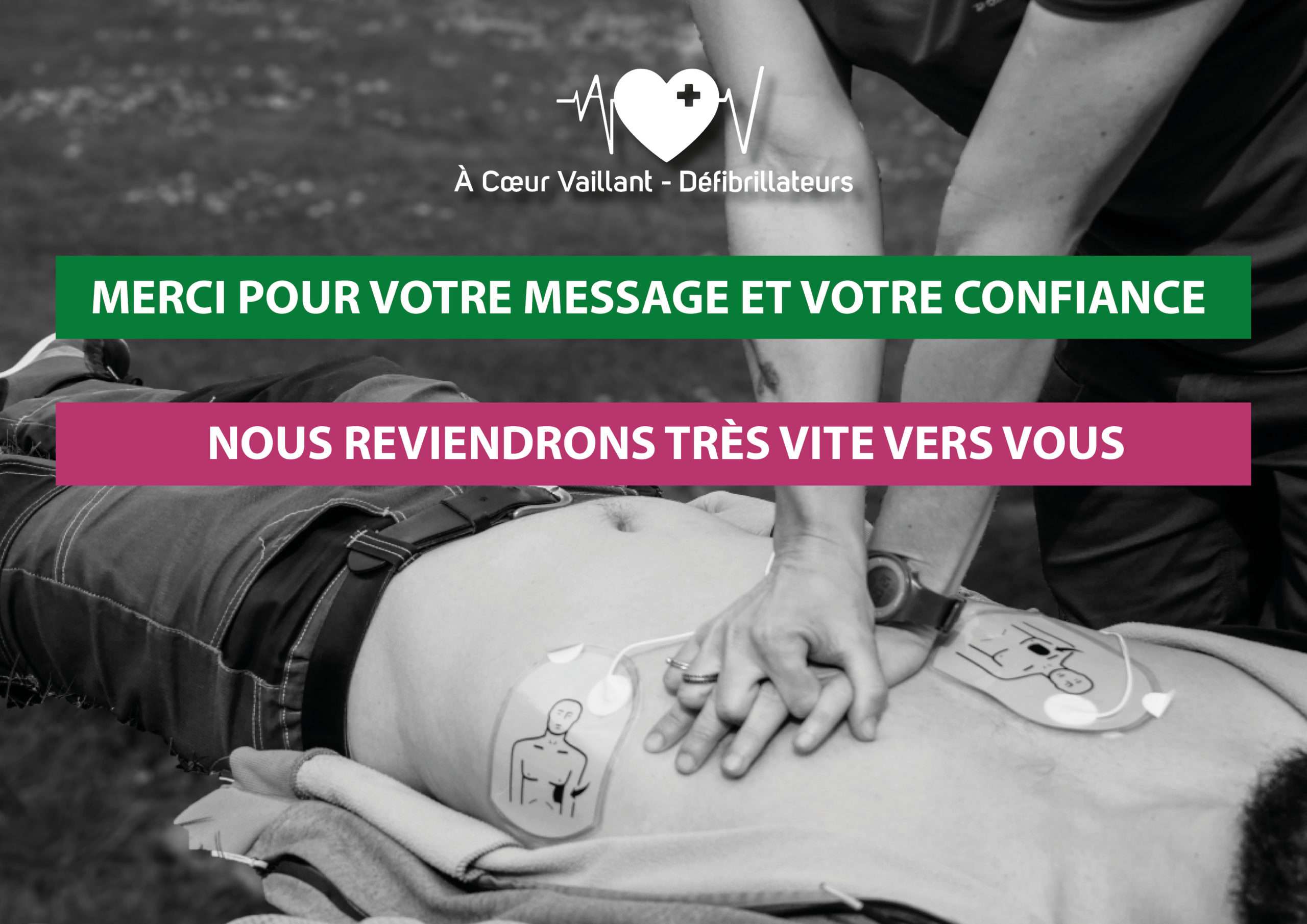 Remerciement message ACV Remerciement message ACV